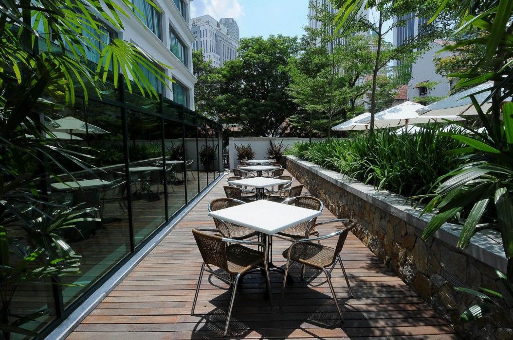 Micasa All Suites Hotel Куала Лумпур Екстериор снимка The outdoor seating area at the 10th floor of the library